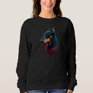 Doberman Pincher Design Doberman Valentines Day_3 Sweatshirt