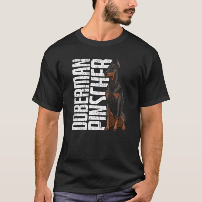 Doberman Pincher Funny Women Doggy Doberman Love P T-Shirt (Front)