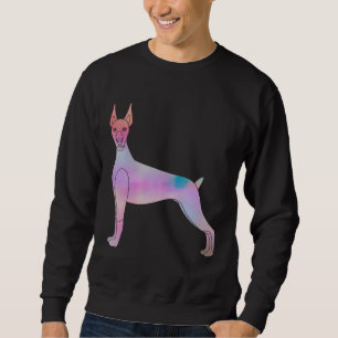 Doberman Pincher Pastel Tone Sweatshirt