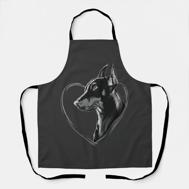 Doberman Pinscher Apron (Front)