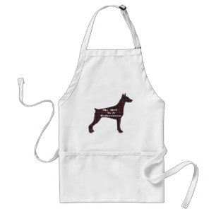 Doberman Pinscher BFF Gifts Standard Apron