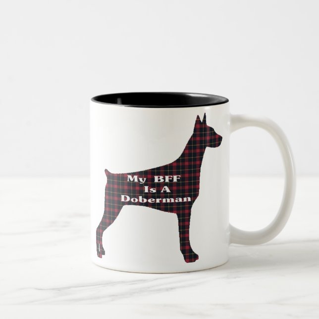 Doberman Pinscher BFF Mug (Right)