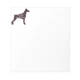 Doberman Pinscher BFF Notepad
