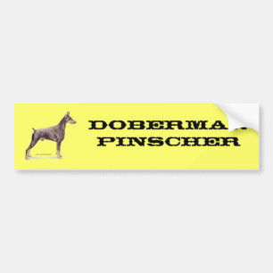 Doberman Pinscher Bumper Sticker