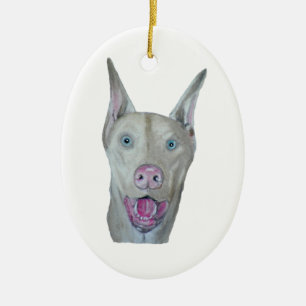Doberman Pinscher Ceramic Ornament