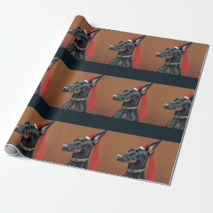 Doberman Pinscher Christmas Wrapping Paper