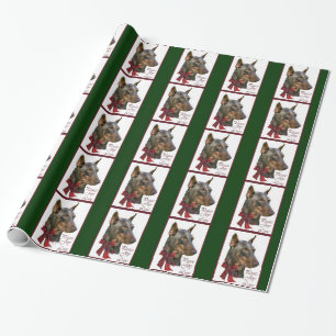 Doberman Pinscher Christmas Wrapping Paper