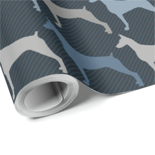 Doberman Pinscher - Cropped & Docked Wrapping Paper