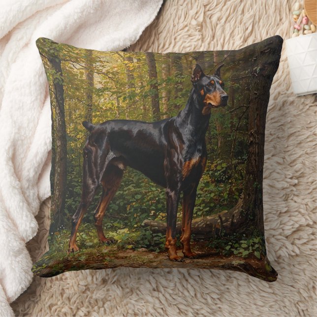 Doberman Pinscher Cushion (Blanket)
