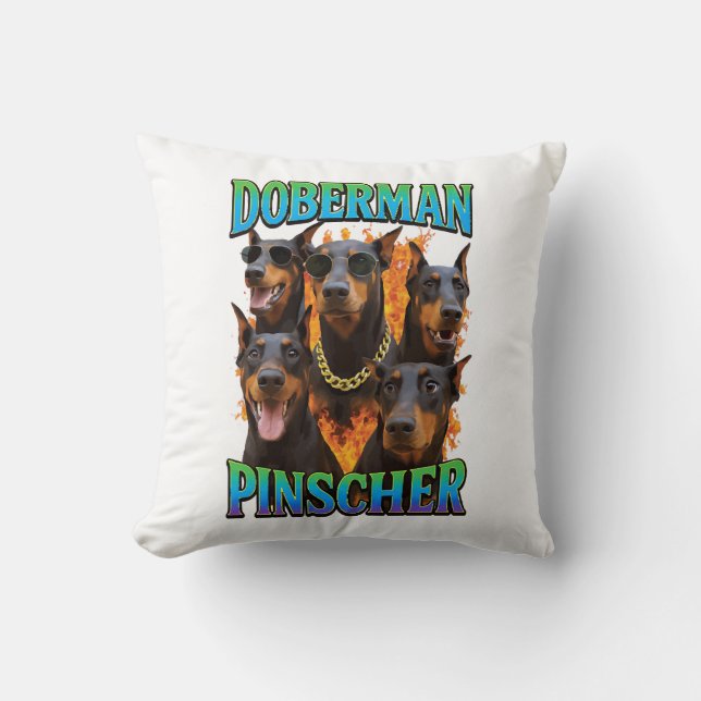 Doberman Pinscher  Cushion (Front)