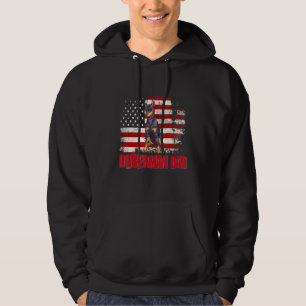 Doberman Pinscher Dad American Flag 4th Of July Do Hoodie