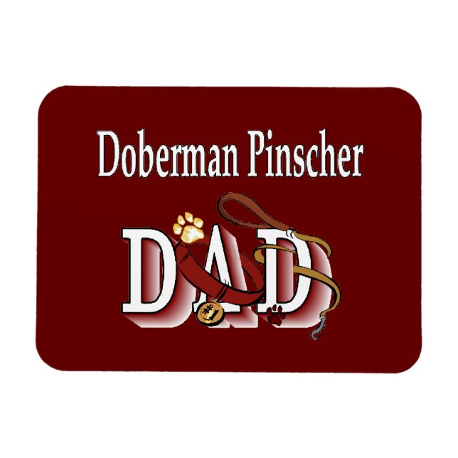 Doberman Pinscher Dad Magnet (Horizontal)