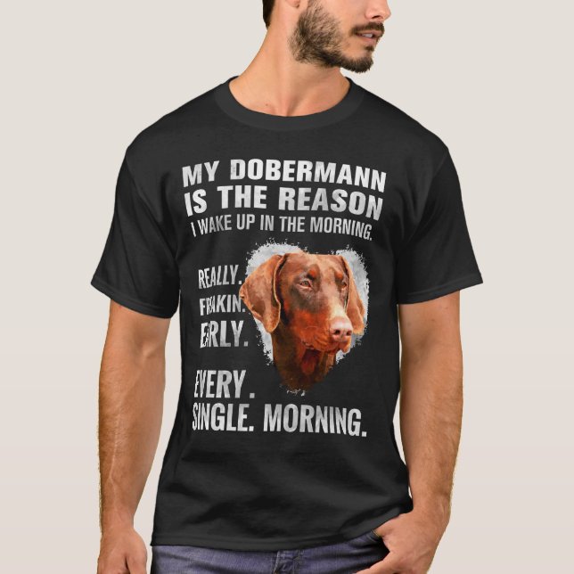 Doberman Pinscher - Dobermann T-Shirt (Front)