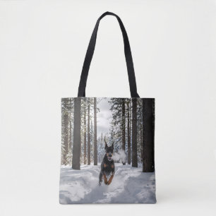 Doberman Pinscher Elegant Tote Bag