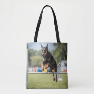 Doberman Pinscher Elegant Tote Bag