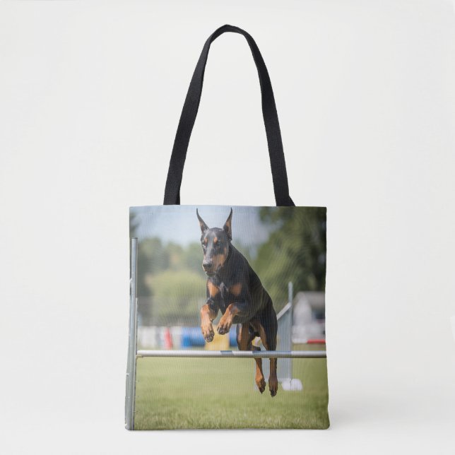 Doberman Pinscher Elegant Tote Bag (Front)