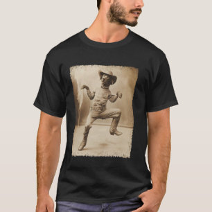 Doberman Pinscher Funny Dog Silly Cowboy Cowgirl T-Shirt