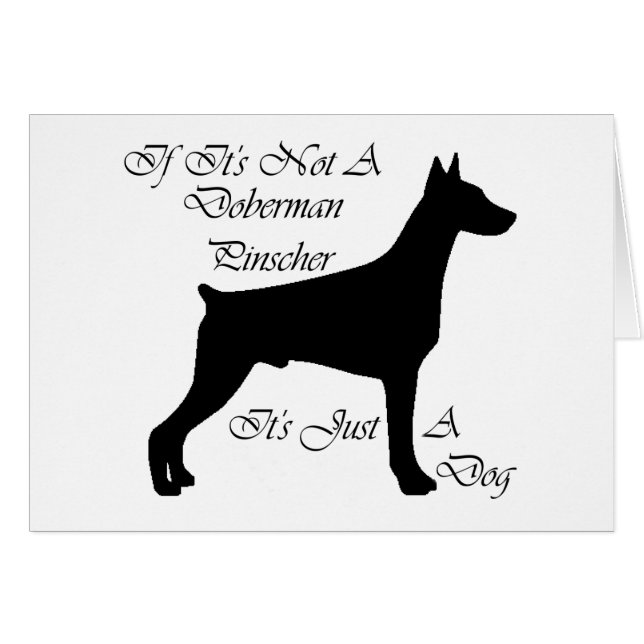 Doberman Pinscher Gifts (Front Horizontal)
