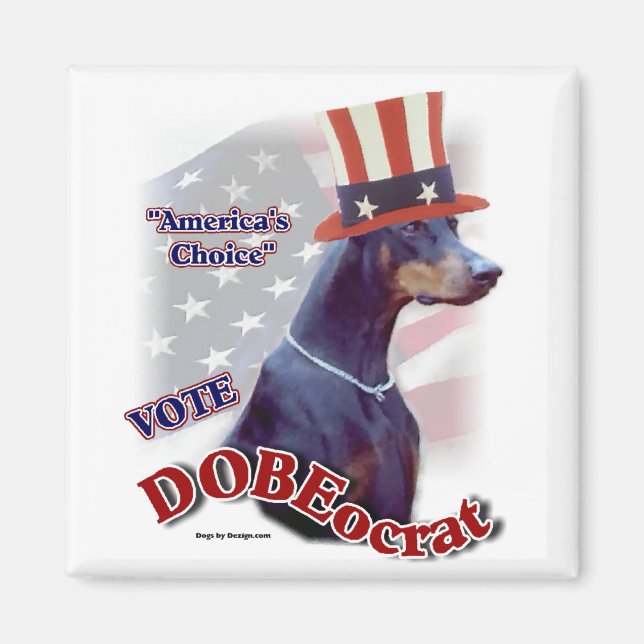 Doberman Pinscher Gifts Magnet (Front)