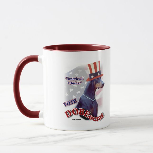 Doberman Pinscher Gifts Mug (Left)
