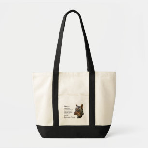 Doberman Pinscher Gifts Tote Bag