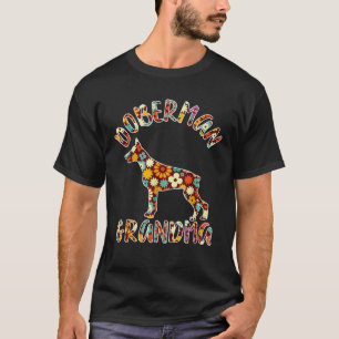 Doberman Pinscher Grandma Dog Grandma Funny Doberm T-Shirt