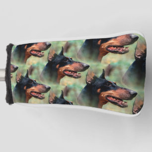 Doberman Pinscher in the Woods Golf Head Cover