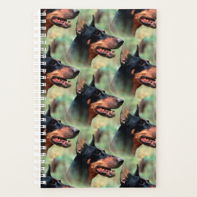 Doberman Pinscher in the Woods Planner (Front)