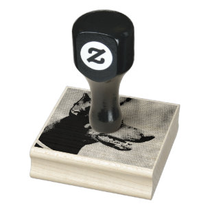 Doberman Pinscher in the Woods Rubber Stamp