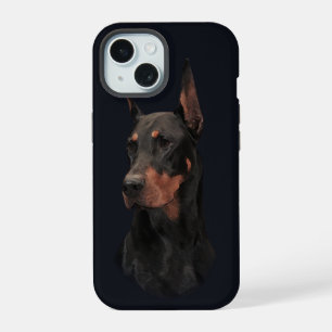 Doberman Pinscher iPhone 15 Case