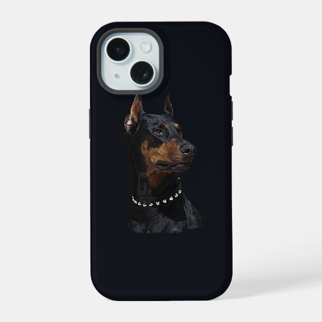 Doberman Pinscher    iPhone 15 Case (Back)