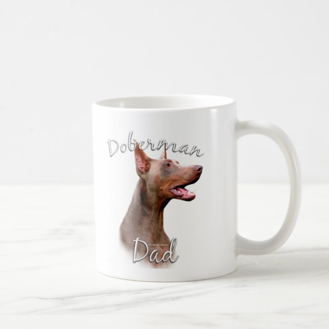 Doberman Pinscher (Isabella) Dad 2 Coffee Mug (Right)