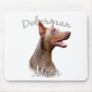 Doberman Pinscher (Isabella) Mum 2 Mouse Pad
