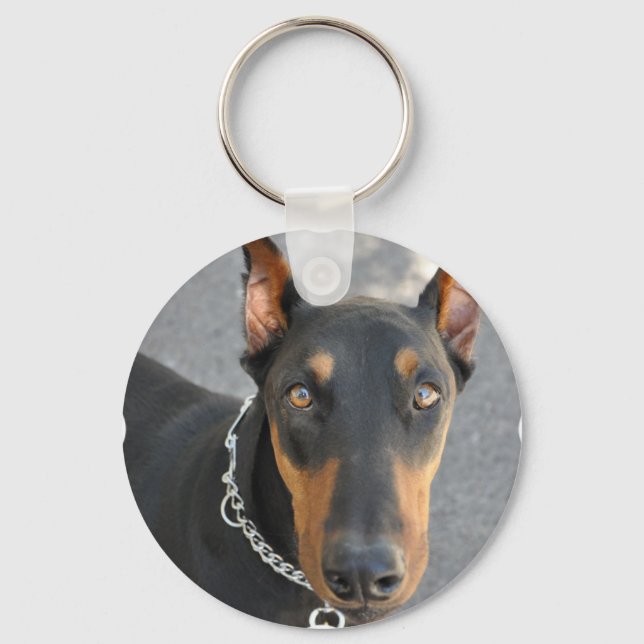 Doberman Pinscher Keychain (Front)