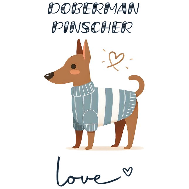Doberman Pinscher Love T-Shirt (Creator Uploaded)