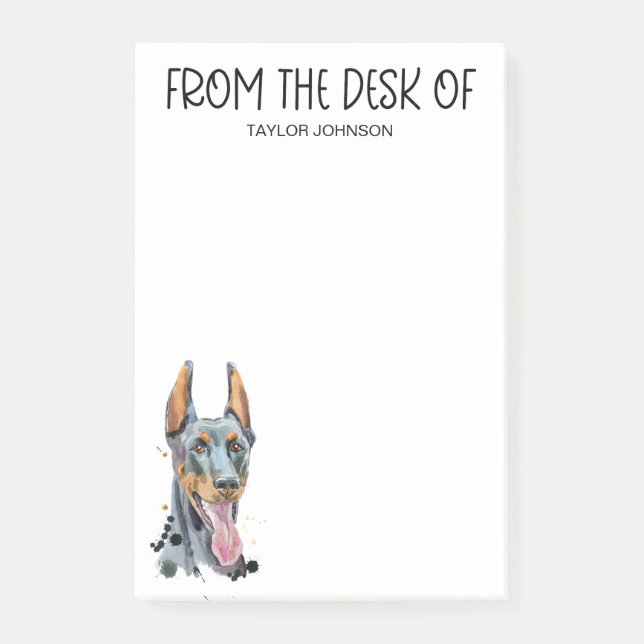 Doberman Pinscher Lover Post-it Notes (Front)