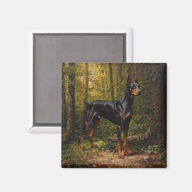 Doberman Pinscher Magnet (Front/Back)