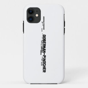 doberman pinscher mashup.png iPhone 11 case