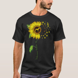 Doberman Pinscher Mom Sunflower Doberman Pinscher T-Shirt