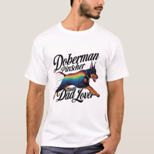 Doberman Pinscher Mum Dad Lover T-Shirt