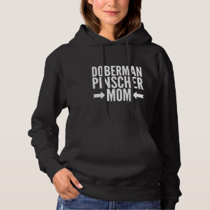 Doberman Pinscher Mum Fitted Scoop 482 Hoodie