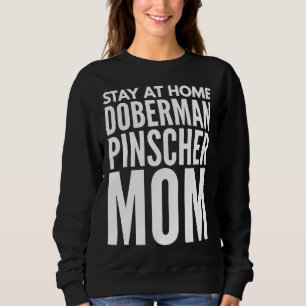 Doberman Pinscher Mum Fitted Scoop Sweatshirt