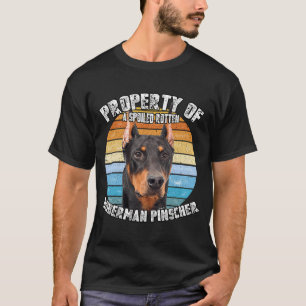 Doberman Pinscher Owner Retro Vintage T-Shirt
