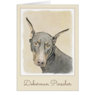 Doberman Pinscher Painting - Original Dog Art