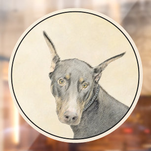 Doberman Pinscher Painting - Original Dog Art