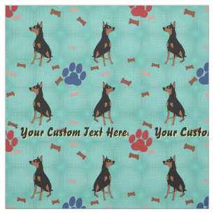 Doberman Pinscher - Personalised Fabric