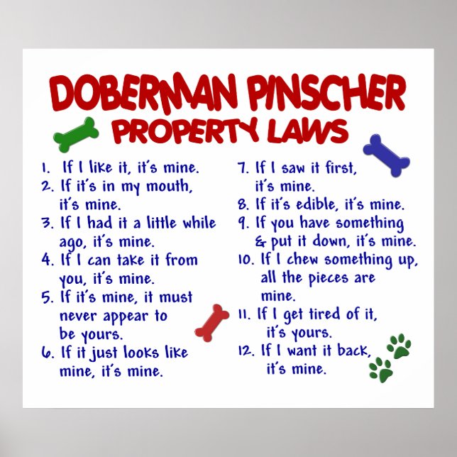 DOBERMAN PINSCHER PL2 POSTER (Front)