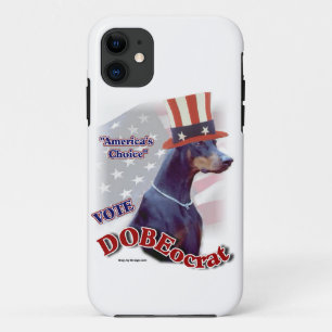 Doberman Pinscher Political Humour iPhone 11 Case