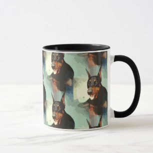 Doberman Pinscher Portrait Mug
