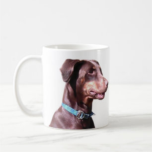 Doberman Pinscher Red Coffee Mug
